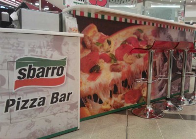 Sbarro Pizza Bar Shop Fit Out